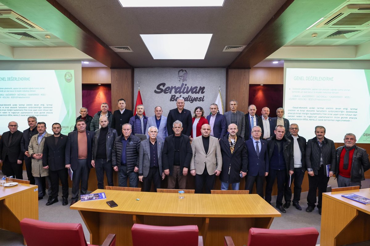 Başkan Osman Çelik Muhtarlarla İstişare Toplantısında Bir Araya Geldi