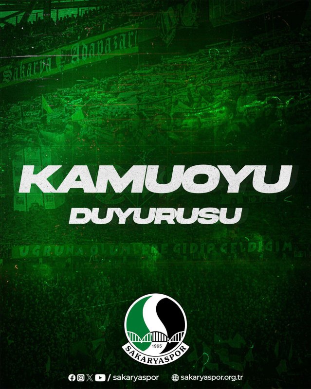 Sakaryaspor'dan açıklama: Şiddetle kınıyoruz.