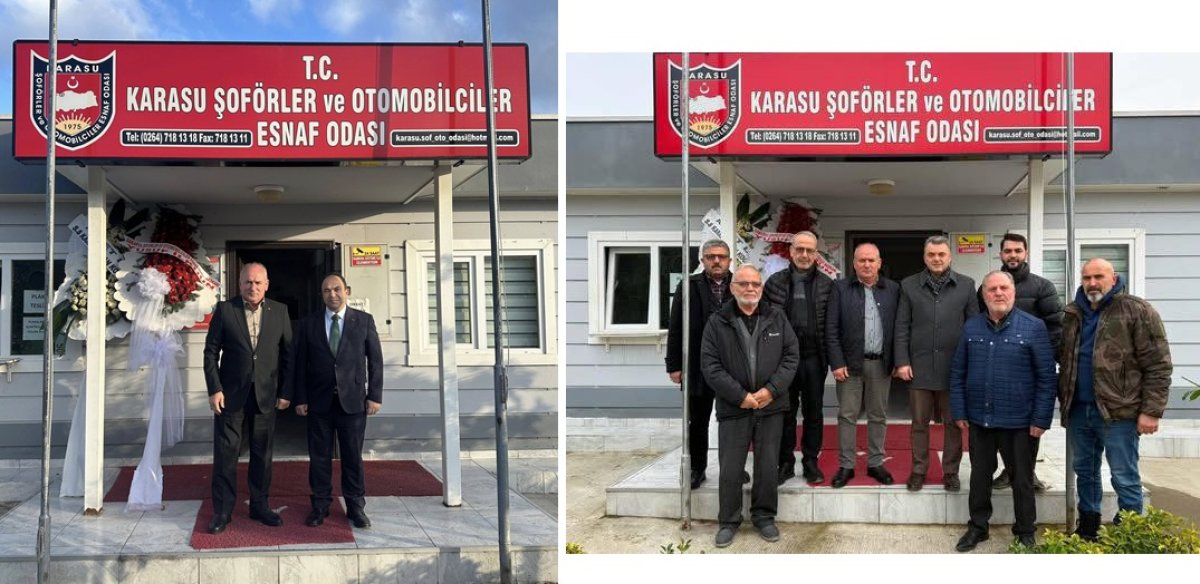 Karasu Şoförler ve Otomobilciler Esnaf Odası'na ziyaret