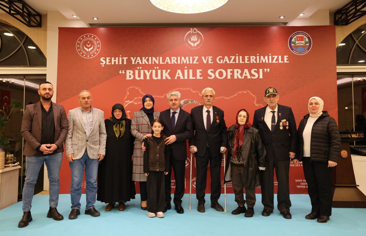 Şehit ve Gazi Aileleri onuruna  iftar programı düzenlendi