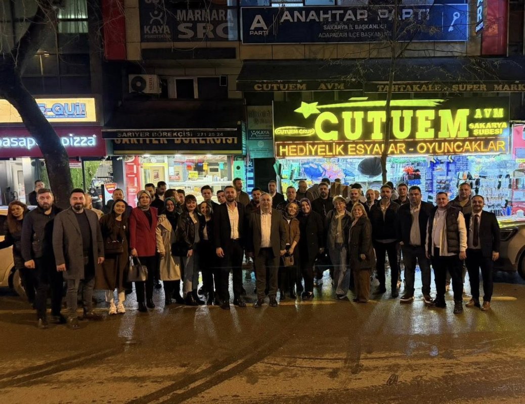 Anahtar Parti’den Teşkilat Buluşması: “Hedefimiz Sakarya’da Daha Güçlü Bir Yapı”