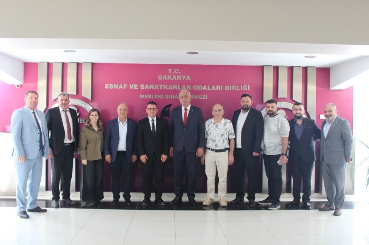 Sakarya Pastacılar ve Şekerciler Esnaf Odası’ndan SESOB Başkanı Muzaffer Kabacan’a Hayırlı Olsun Ziyareti
