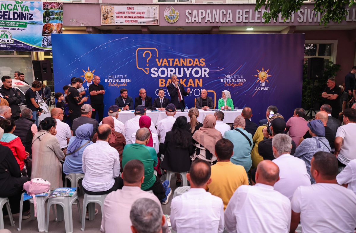 Sapanca’dan Yusuf Alemdar’a hizmet teşekkürü