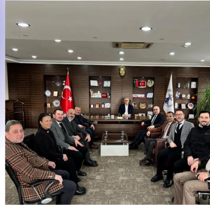 Mehmet Hakan KOCAMAN ve Yönetim Kurulu Üyeleri SESOB Başkanı Hasan Alişan'ı ziyaret etti. 
